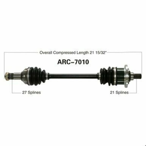 Wide Open OE Replacement CV Axle for ARCTIC FRONT LEFT 500/650 05 ARC-7010